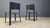 Vintage Black Leather Dining Chairs, Italy, 1980s, Set of 4 For Sale - Image 3 of 17