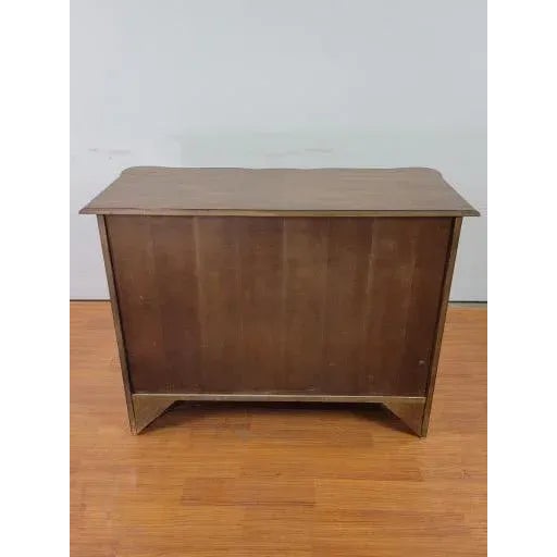 Rococo Vintage French Louis XV Revival Style Bombe Chest by Baker Furniture For Sale - Image 3 of 11