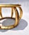 Wood 1970s Gold Giltwood Open Marble Top End Tables, Italy For Sale - Image 7 of 8