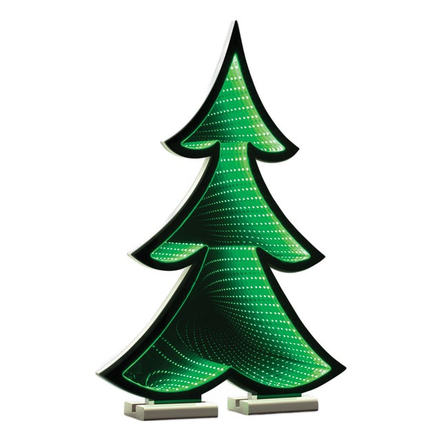 Green Pine Tree Ekkolight 23.5"H For Sale