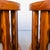 Cal Mode Vintage Mid Century Walnut & Burl Drum Side Tables by Cal Mode For Sale - Image 4 of 15