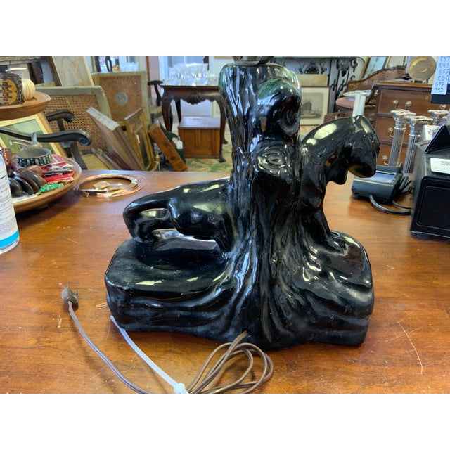 Mid 20th Century Mid 20th Century Crouching Panther Tv Lamp For Sale - Image 5 of 11