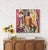 Mid Century Oil Painting on Canvas by Blanch Fried For Sale - Image 4 of 5