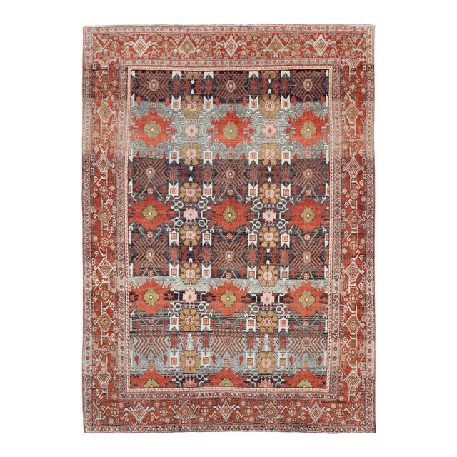 Galerie Shabab Collection Early 20th Century Persian Senneh Accent Rug For Sale