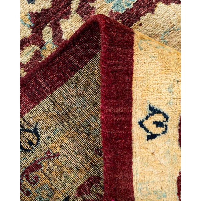 Mogul, One-of-a-Kind Hand-Knotted Area Rug in Red, 8' 1" x 10' 2" For Sale In New York - Image 6 of 8