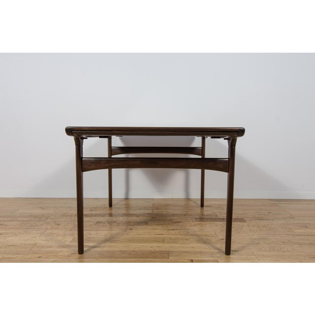1960s Mid-Century Modern Teak Extending Dining Table by Johannes Andersen for Uldum Møbelfabrik, Denmark, 1960s For Sale - Image 5 of 18