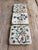 Stone Late 20th Century Verta Botanical Tulip Travertine Stone Coasters – Set of 3 For Sale - Image 7 of 11