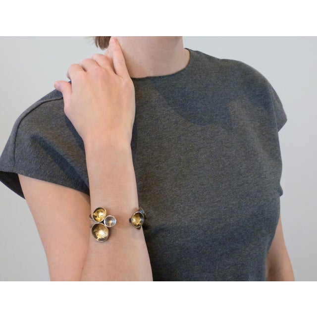 Acacia Cluster Cuff by Emily H Phillips, Attributed For Sale - Image 4 of 4