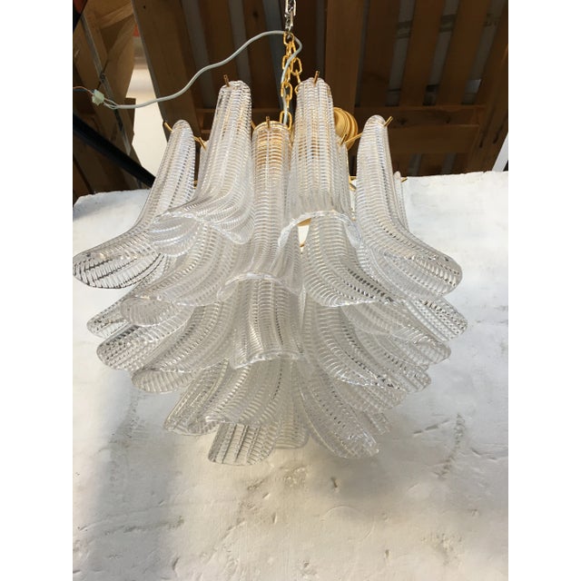 Murano Contemporary Murano Style Glass "Sella" Chandelier For Sale - Image 4 of 7
