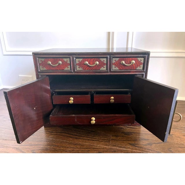 Small Korean Cabinet With Drawers Gakkesuri Joseon Dynasty For Sale - Image 9 of 12