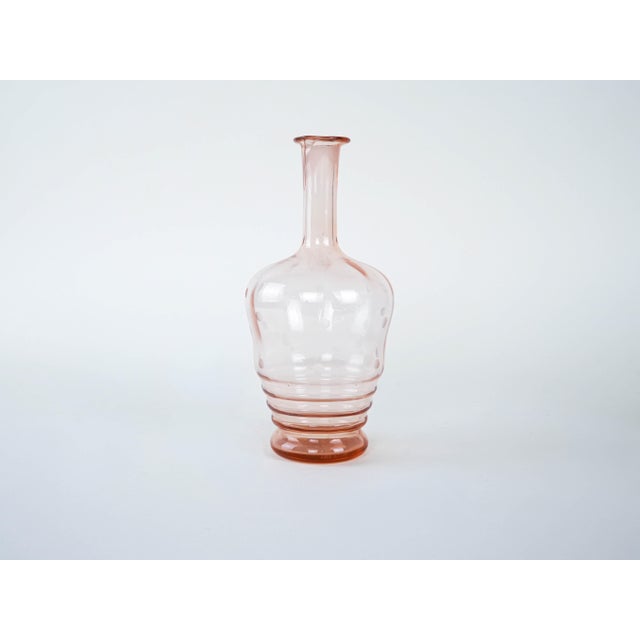 Vintage Italian Glasses and Carafe, 1970s, Set of 6 For Sale - Image 3 of 8