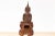 Wood Beautiful Antique Carved Wood Painted Buddha For Sale - Image 7 of 8