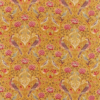 Morris & Co Seasons By May Fabric in Saffron For Sale