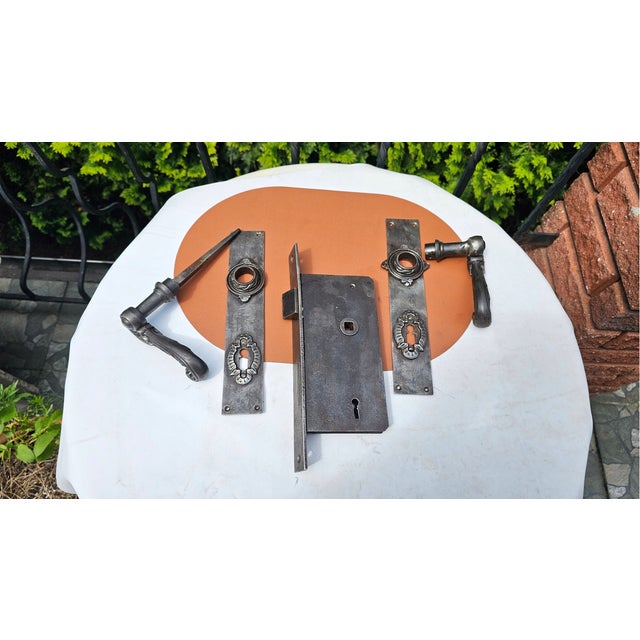 18th Century Cast-Iron Escutcheons and Handles For Sale - Image 6 of 9