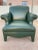 Late 20th Century Neotraditional Fully Upholstered Leather Lounge Chair Manner of John Hutton for Donghia For Sale - Image 13 of 13