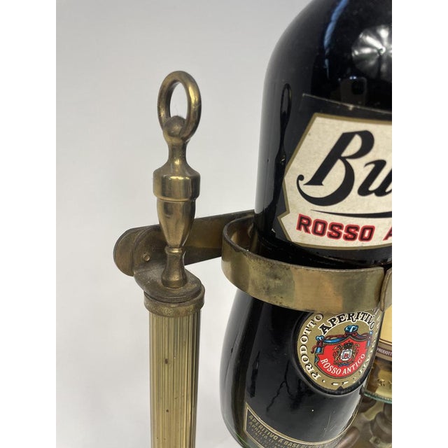 Vinatge Distributor of Brass and Bronze Liqueurs with Payers, 1940s For Sale - Image 4 of 17