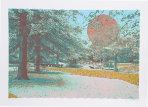 1980s "Tranquility" Signed Serigraph Print