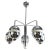 Chrome Sputnik Ceiling Lamp attributed to Klaus Hempel for Massive, Belgium, 1970s For Sale - Image 11 of 11