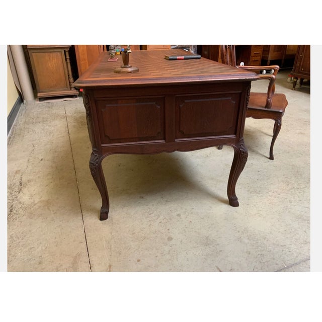 Antique Desk in Oak, 1910 For Sale - Image 10 of 13