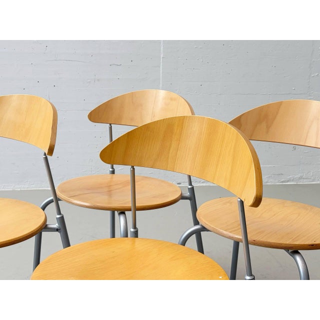 Stackable Round Studio Chair from Bemefa, 1990s For Sale - Image 14 of 18