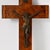 Antique French Burlwood Crucifix, 1900s For Sale - Image 11 of 12