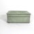 Vintage Folk Art Handmade Carved and Painted Wood Trinket Box Green For Sale - Image 6 of 12