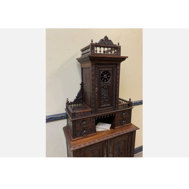 Antique Buffet in Oak, 1880 For Sale - Image 6 of 13