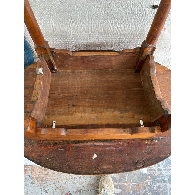 Late 19th Century Antique 1890s Table — Original Patina & Conservatively Restored For Sale - Image 5 of 10