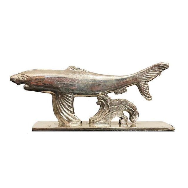 Metal Art Deco Sea Creatures Knife Rests For Sale - Image 7 of 12
