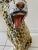 Yellow Italian Glazed Terracotta Leopard Figure, 1960s For Sale - Image 8 of 13
