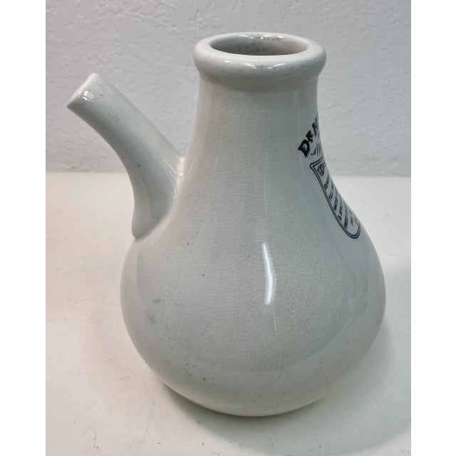 Antique Earthenware Dr. Nelson’s Improved Inhaler Jug From England For Sale - Image 4 of 8