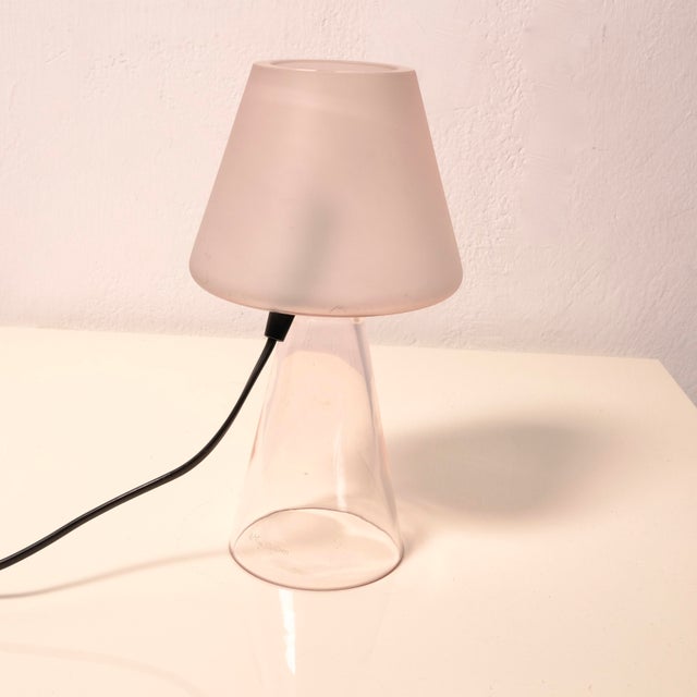 Eco Murano Glass Table Lamp by De Majo, 1970s For Sale - Image 6 of 16