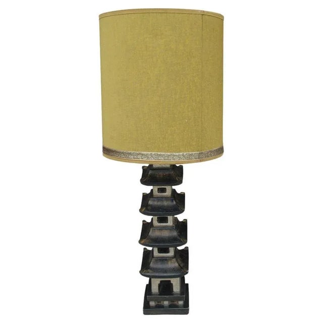 Mid 20th Century Chinoiserie Pagoda Lamp For Sale - Image 11 of 11