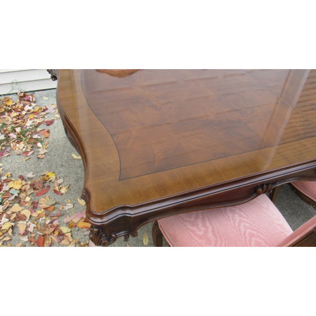 Late 19th Century Karges Furniture French Dining Room Set Ten Chairs