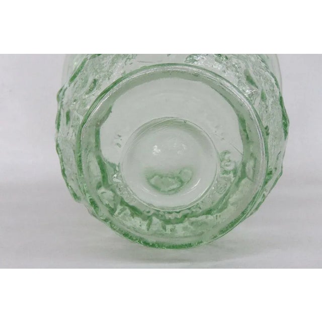Hoosier Glass Co Green Depression Glass Pebble Rippled Vase For Sale - Image 10 of 11