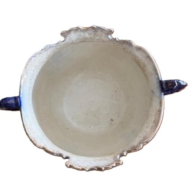 Grindley Antique Grindley Flow Blue Jardinier C. 1890 For Sale - Image 4 of 4