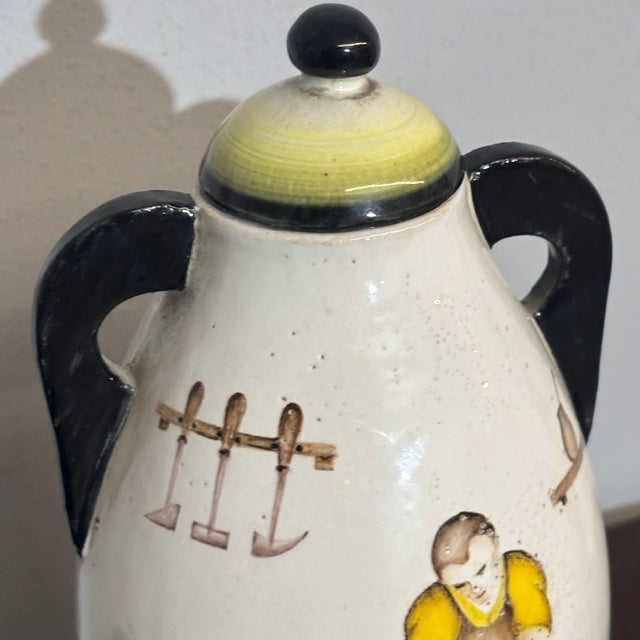 1930s Vintage Ceramic Object by Ivos Pacetti, 1930 For Sale - Image 5 of 14