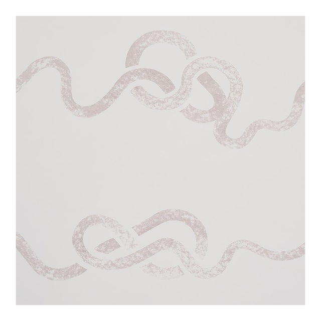 SAMPLE - Schumacher x Backdrop Rhapsody Wallpaper In Fog For Sale
