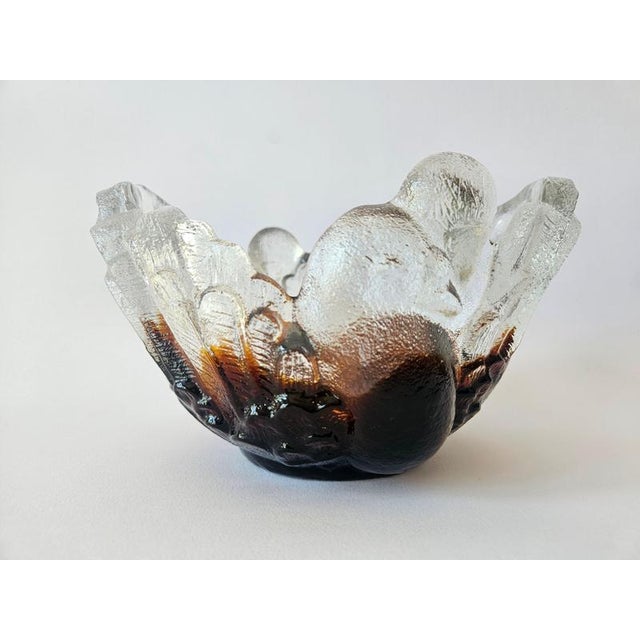 Mid-Century Glass Bowl by Pertti Santalahti for Humppila, Finland, 1960s For Sale - Image 12 of 16