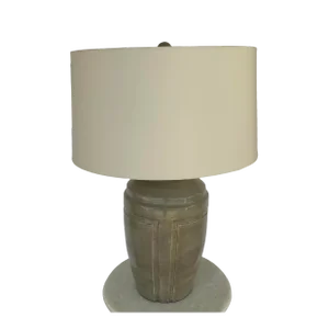 Arteriors Modern Taupe Glaze Ceramic Iver Table Lamp