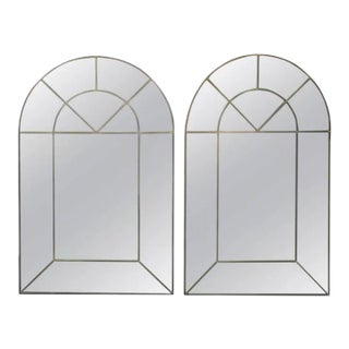Arched Mirrors by Carol Canner for Carvers Guild - a Pair For Sale