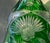 Mid 19th Century Large Antique German Emerald Green Cut-to-Clear Crystal Decanter For Sale - Image 17 of 18