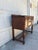 Vintage Jacobean Revival Cabinet | Antique Tudor Style Walnut Server Console | Dark Academia Sideboard For Sale In New York - Image 6 of 11