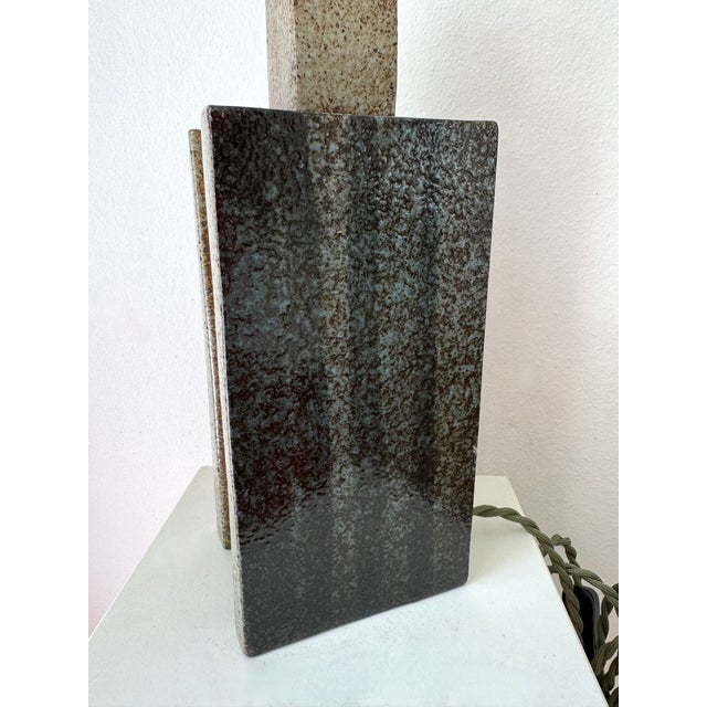Mid-Century Modern Stoneware Palshus Table Lamp by Per Linneman Schmidt, Denmark, 1960s For Sale - Image 4 of 9