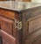 Antique Arts and Crafts English Oak Cabinet Solid brass hardware, custom forged for the piece. Inner drawer pintail...