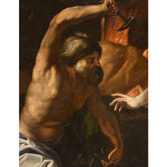 Workshop of Jacques Blanchard, Thetis Hephaestus, 1630, Oil on Panel, Framed For Sale - Image 12 of 16