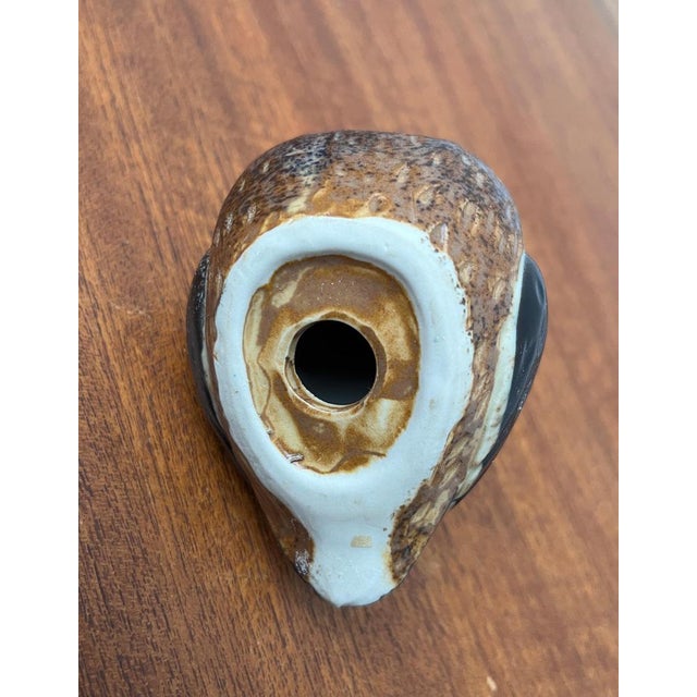 Mid-Century Ceramic Owl Figurine, 1960s For Sale - Image 9 of 14
