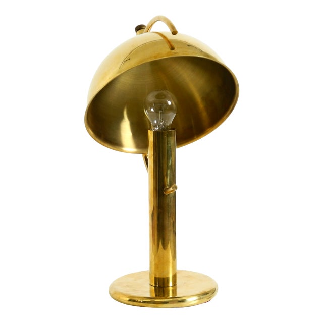 Large Vintage Brass Table Lamp from Gebrüder Cosack, 1970s For Sale
