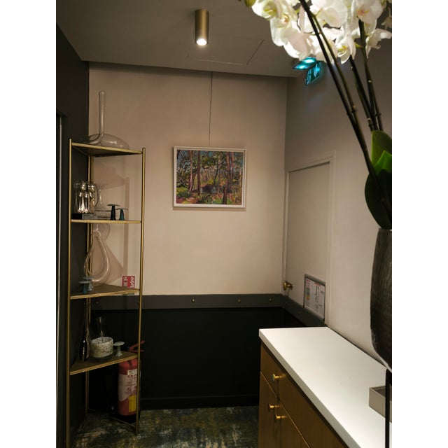 Linda Clerget, Meet in the Forest, Acrylic, Framed For Sale - Image 10 of 12