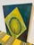 Josh Podoll Abstract Brazilian Flag Original Painting, Signed For Sale - Image 4 of 12